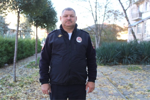 Командир роты ППС майор полиции Алексей Мацко 25 лет работает в органах МВД