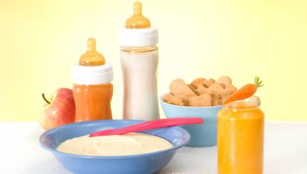 Специализированные продукты детского питания детям первых шести месяцев жизни