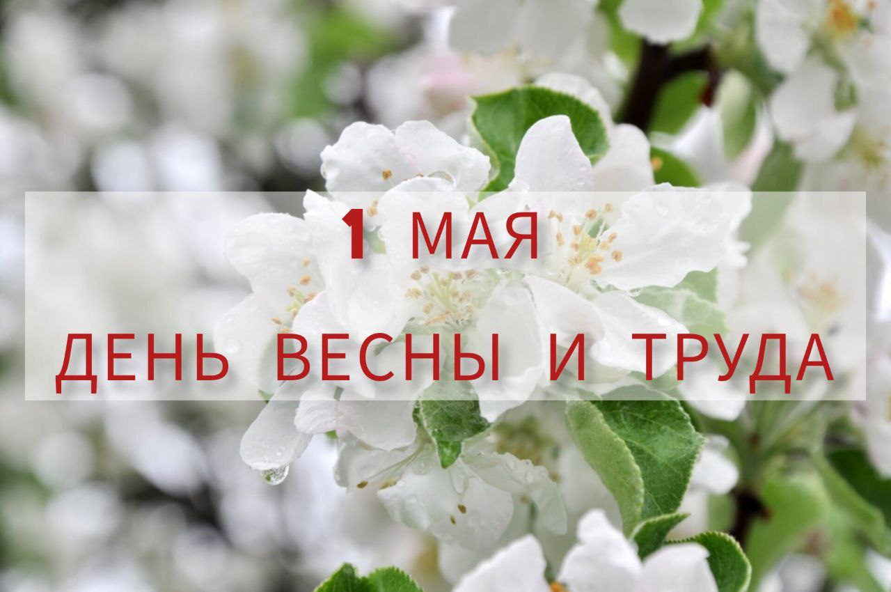 С Днем весны и труда, дорогие жители Крымского района!
