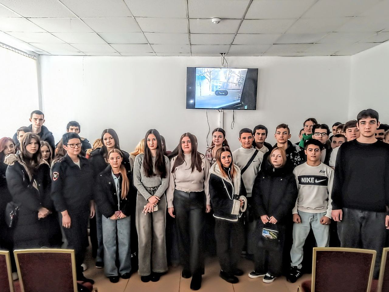 В Крымском районе Госавтоинспекторы встретились со студентами местного колледжа.