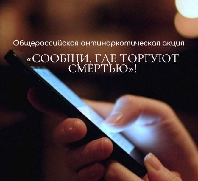 Сообщи, где торгуют смертью!