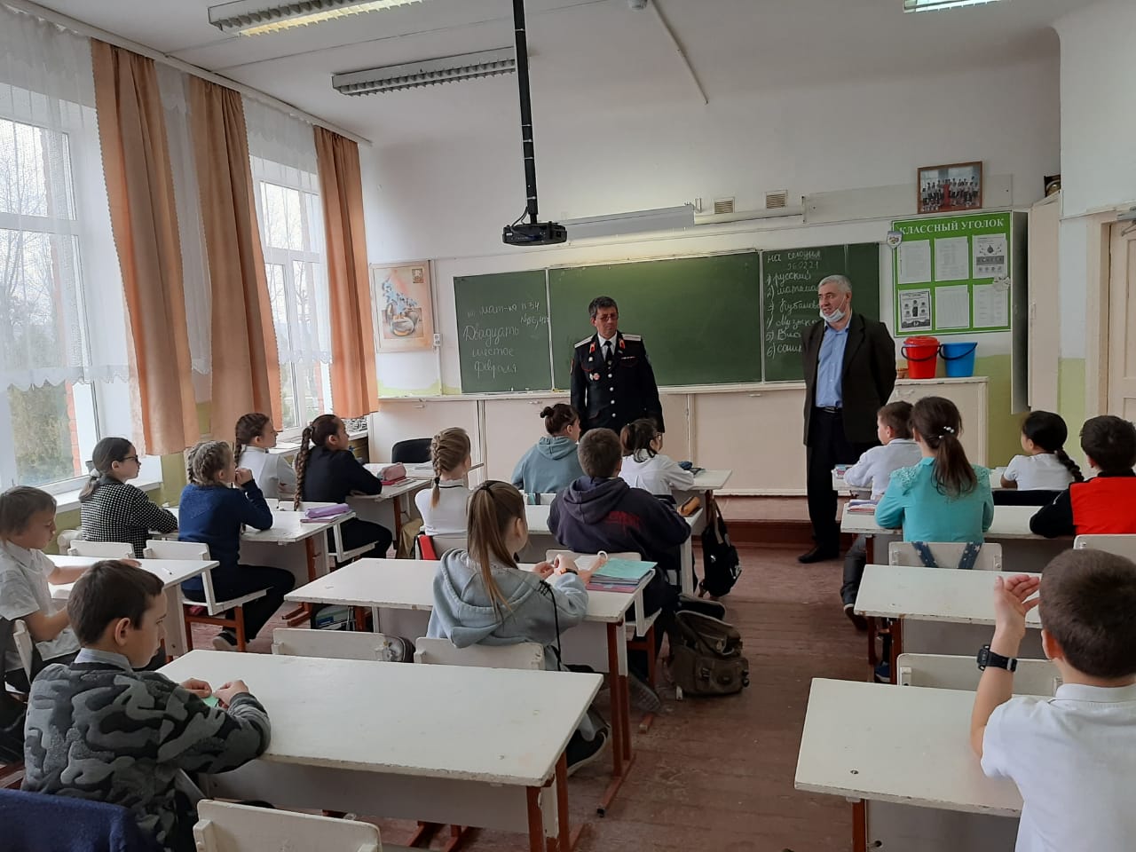 Встреча Сергея Олейник с учениками