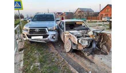 ДТП на автодороге «х. Новоукраинский – х. Армянский»